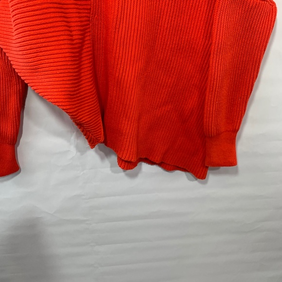 Free People coral asymmetrical pullover sweater - Picture 8 of 11